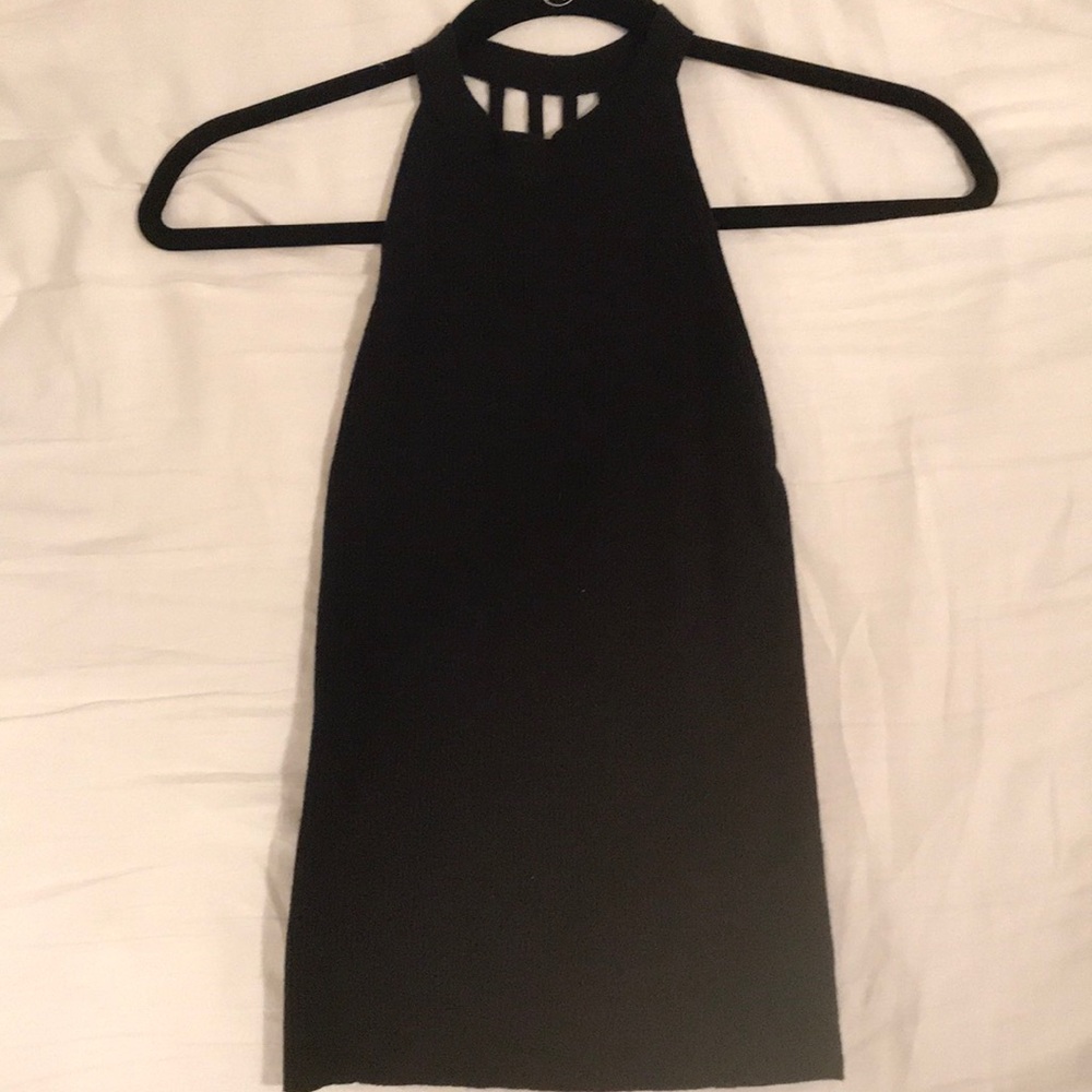 Forever 21 black top with strappy back